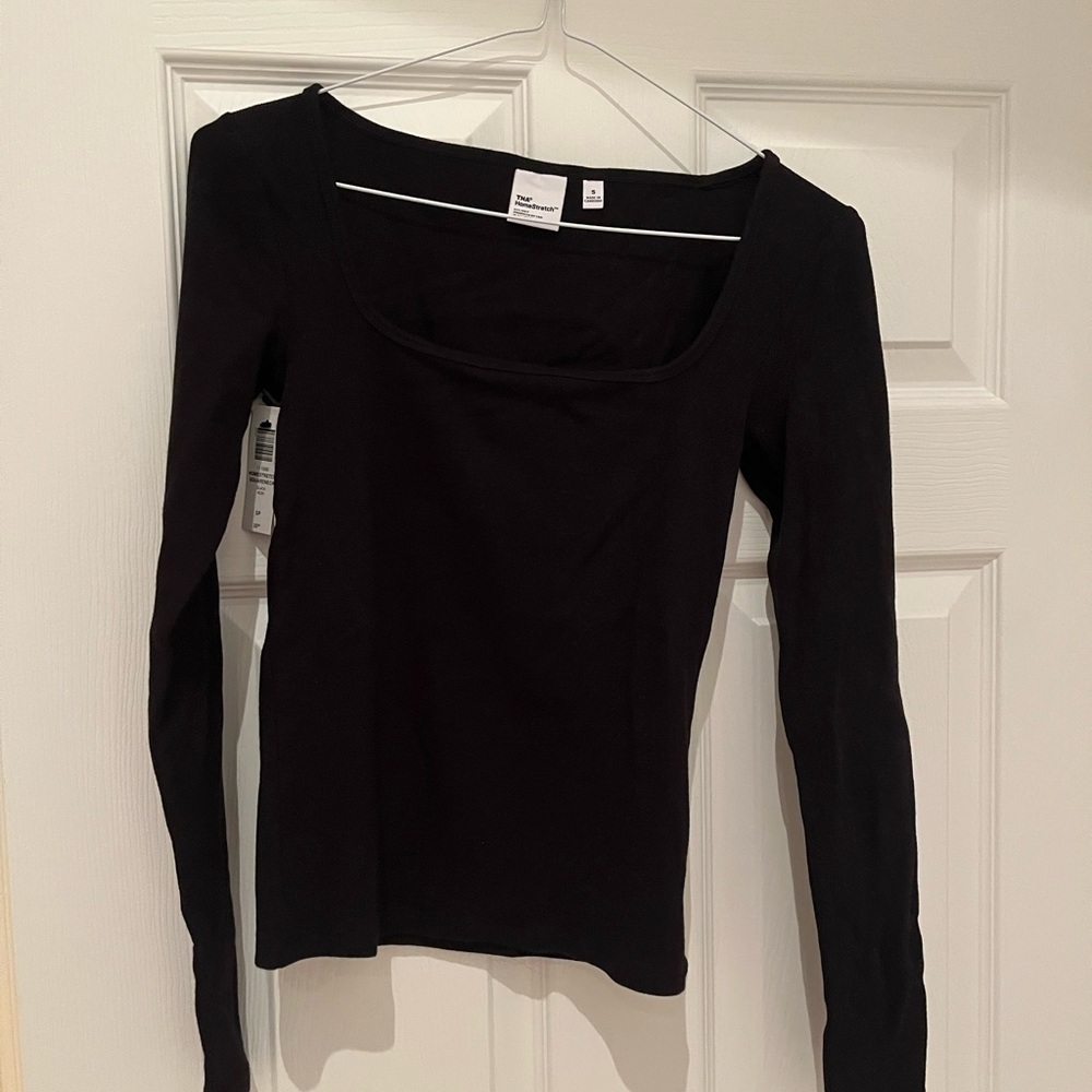 NWT TNA Homestretch Squareneck Longsleeve Top